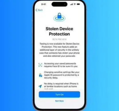 鼎湖苹果授权维修店分享被盗设备保护功能开启方法 
