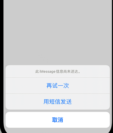 鼎湖apple维修iPhone上无法正常发送iMessage信息