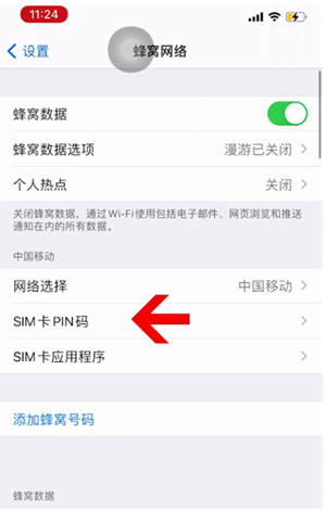 鼎湖苹果14维修网分享如何给iPhone14的SIM卡设置密码 