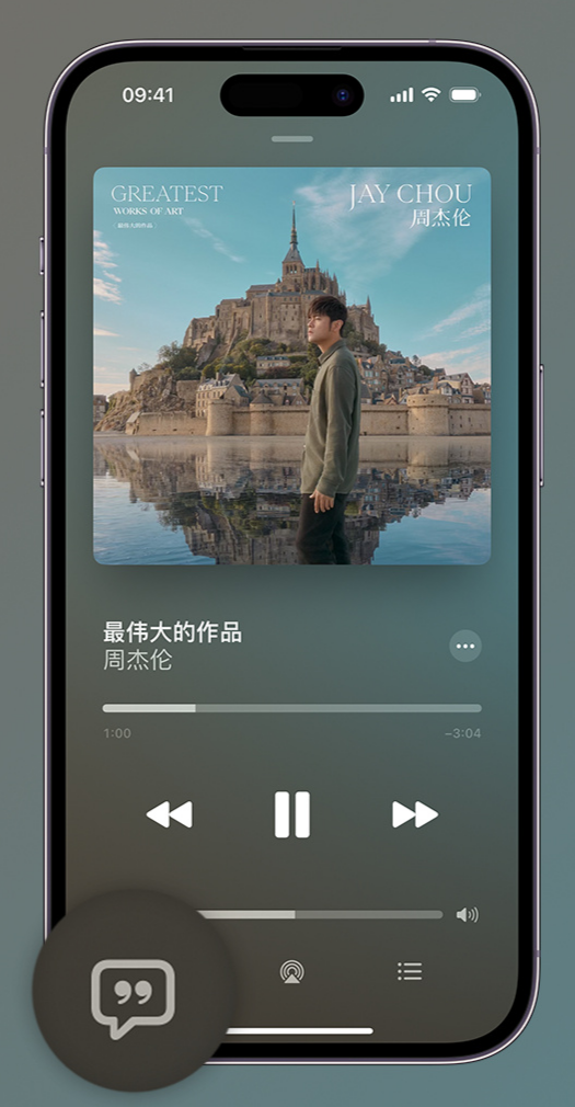 鼎湖iphone维修分享如何在iPhone上使用Apple Music全新唱歌功能 