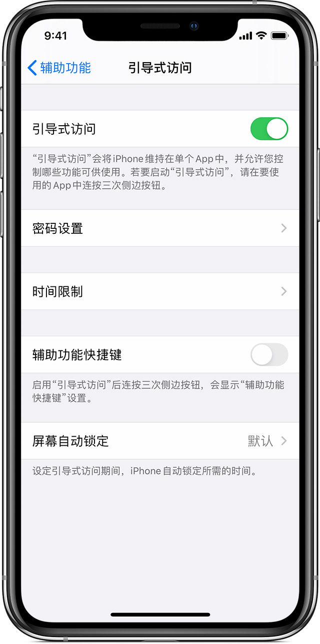 鼎湖苹果手机维修分享如何在 iPhone 上退出引导式访问 