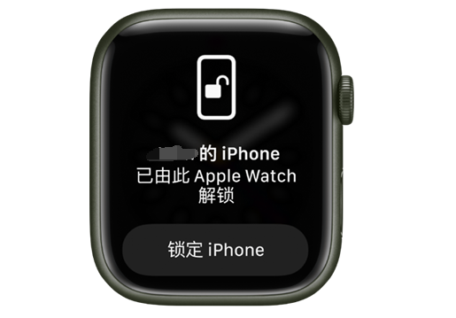 鼎湖苹果手机维修分享用 AppleWatch 解锁配备面容 ID 的 iPhone方法 